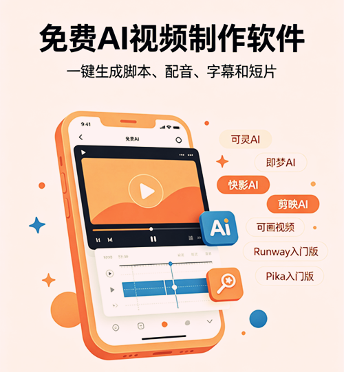 有哪些ai视频制作软件是免费的?